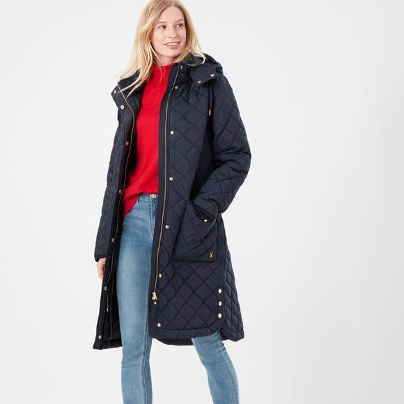 Joules Jackets \u0026 Coats | Chatham Quilted Coat | Color: Blue | Size: 6 | Simplyfavyc's Closet